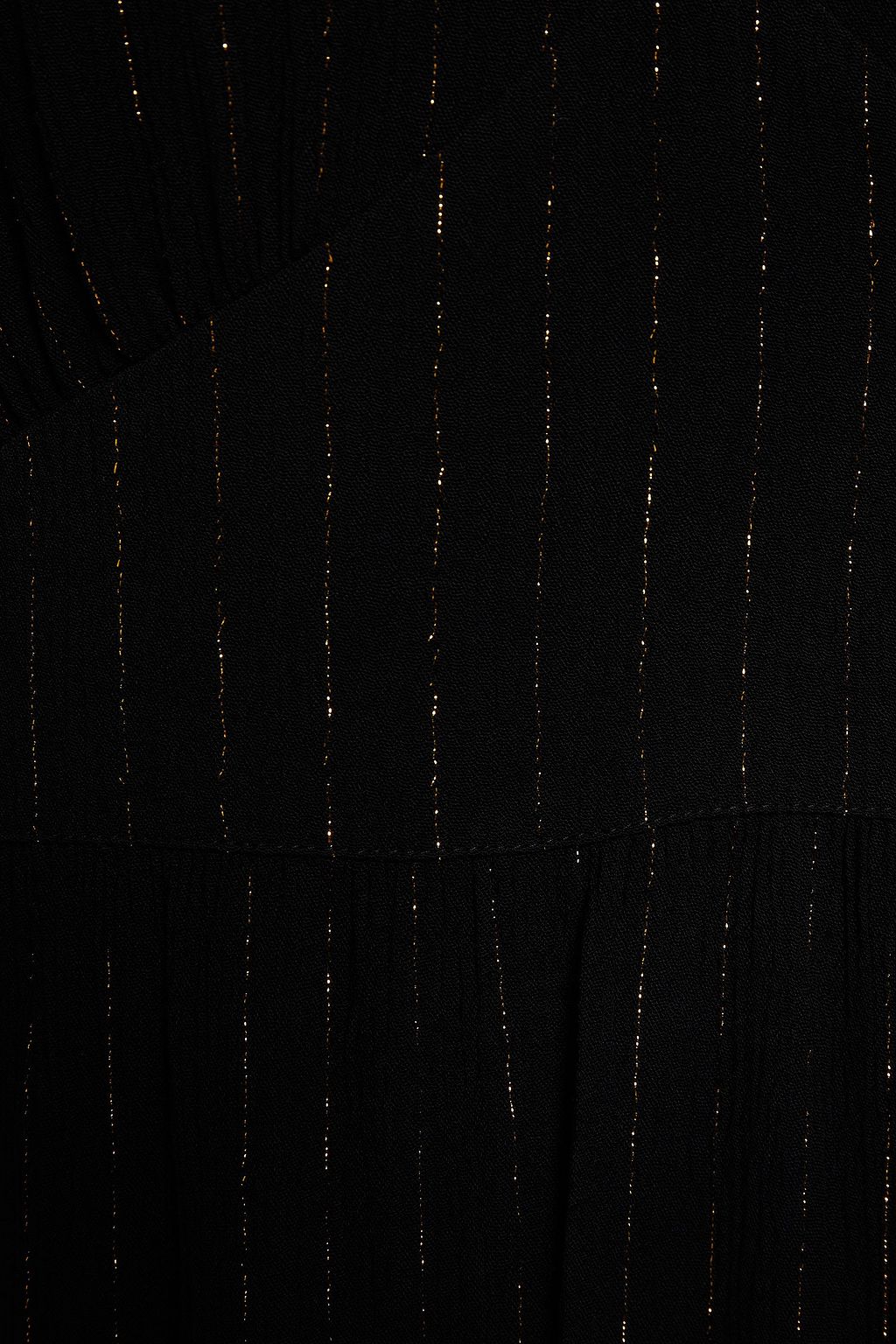 ANTIK BATIK Soline gathered metallic crepe maxi dress