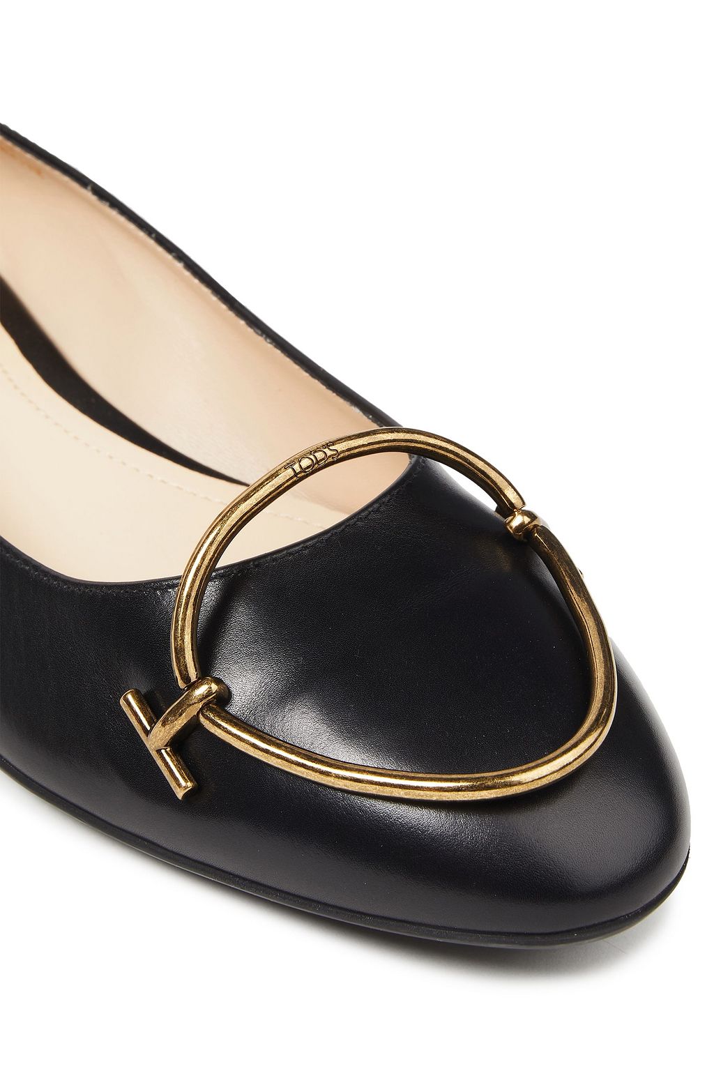 TOD'S Ballerinas aus Leder mit Verzierung