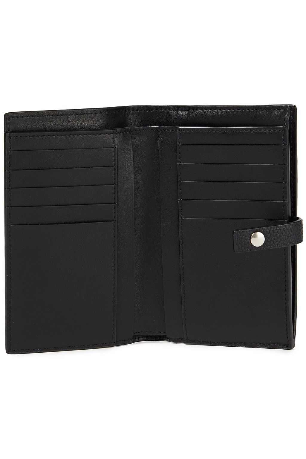 BOTTEGA VENETA Pebbled-leather wallet