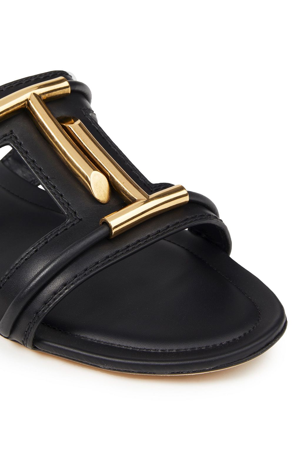 TOD'S Double T leather sandals