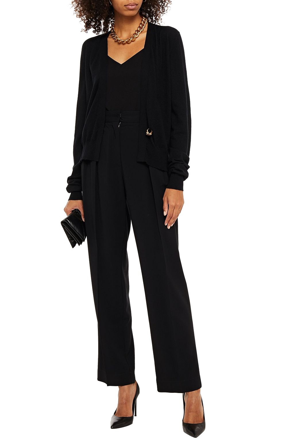 BOTTEGA VENETA Appliquéd cashmere-blend cardigan