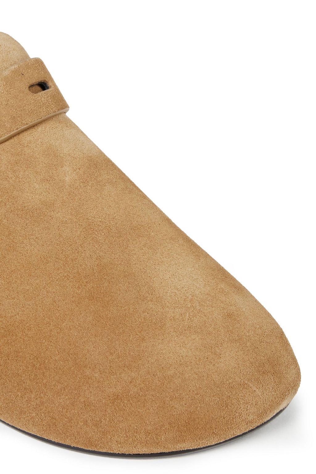RAG & BONE Ansley buckled suede slippers