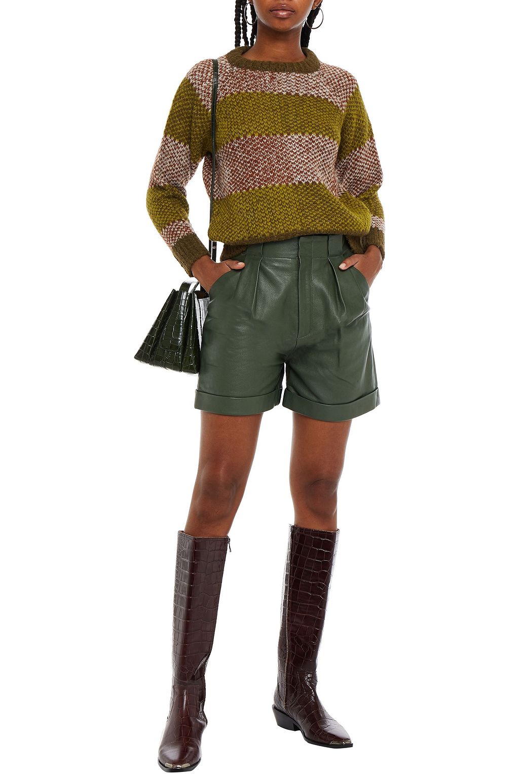 ANTIK BATIK Arthur jacquard-knit alpaca-blend sweater