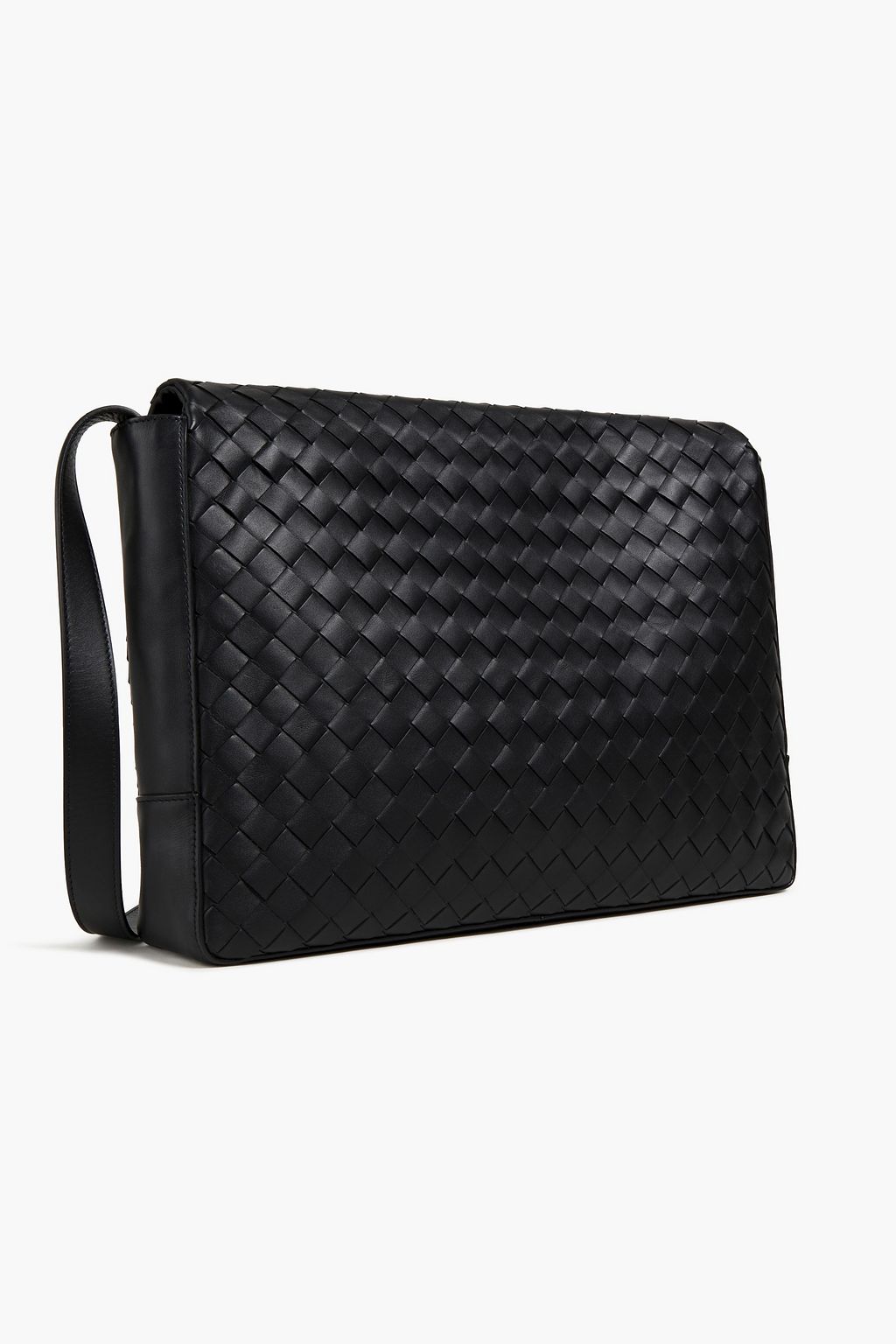 BOTTEGA VENETA Intrecciato leather messenger bag