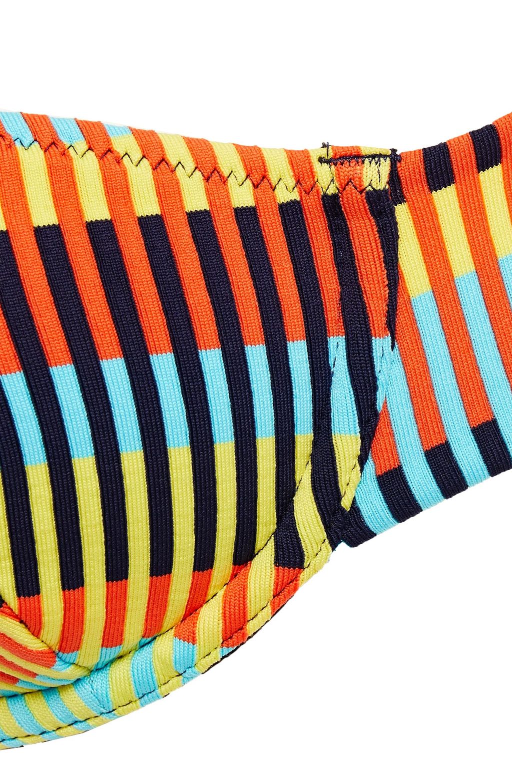 SOLID & STRIPED Striped bikini top