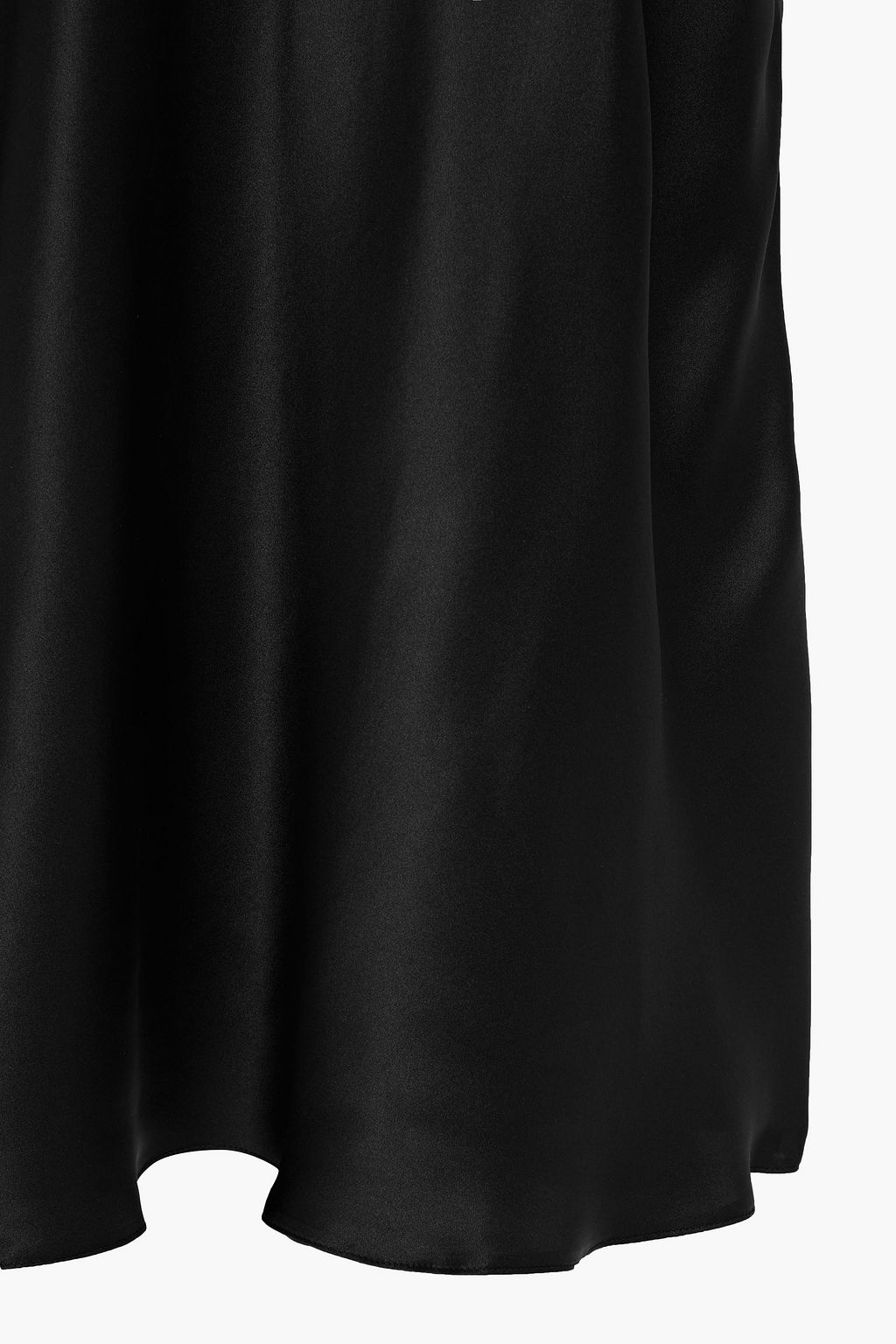 IRIS & INK Mirabelle organic silk-satin midi skirt