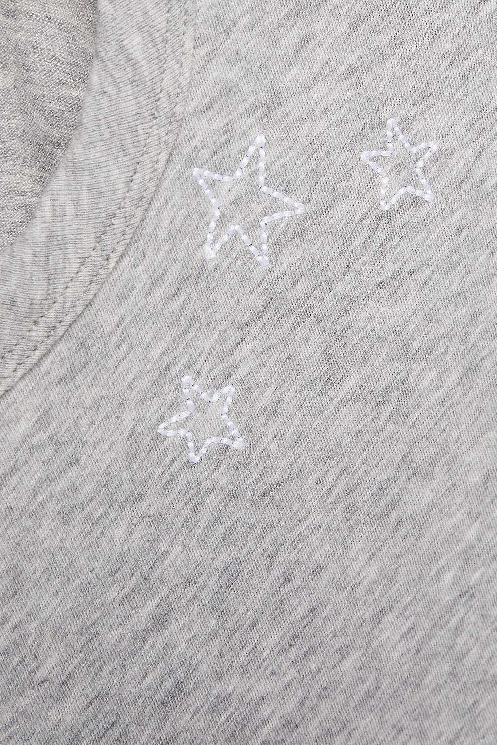 RAG & BONE Embroidered Pima cotton-jersey T-shirt