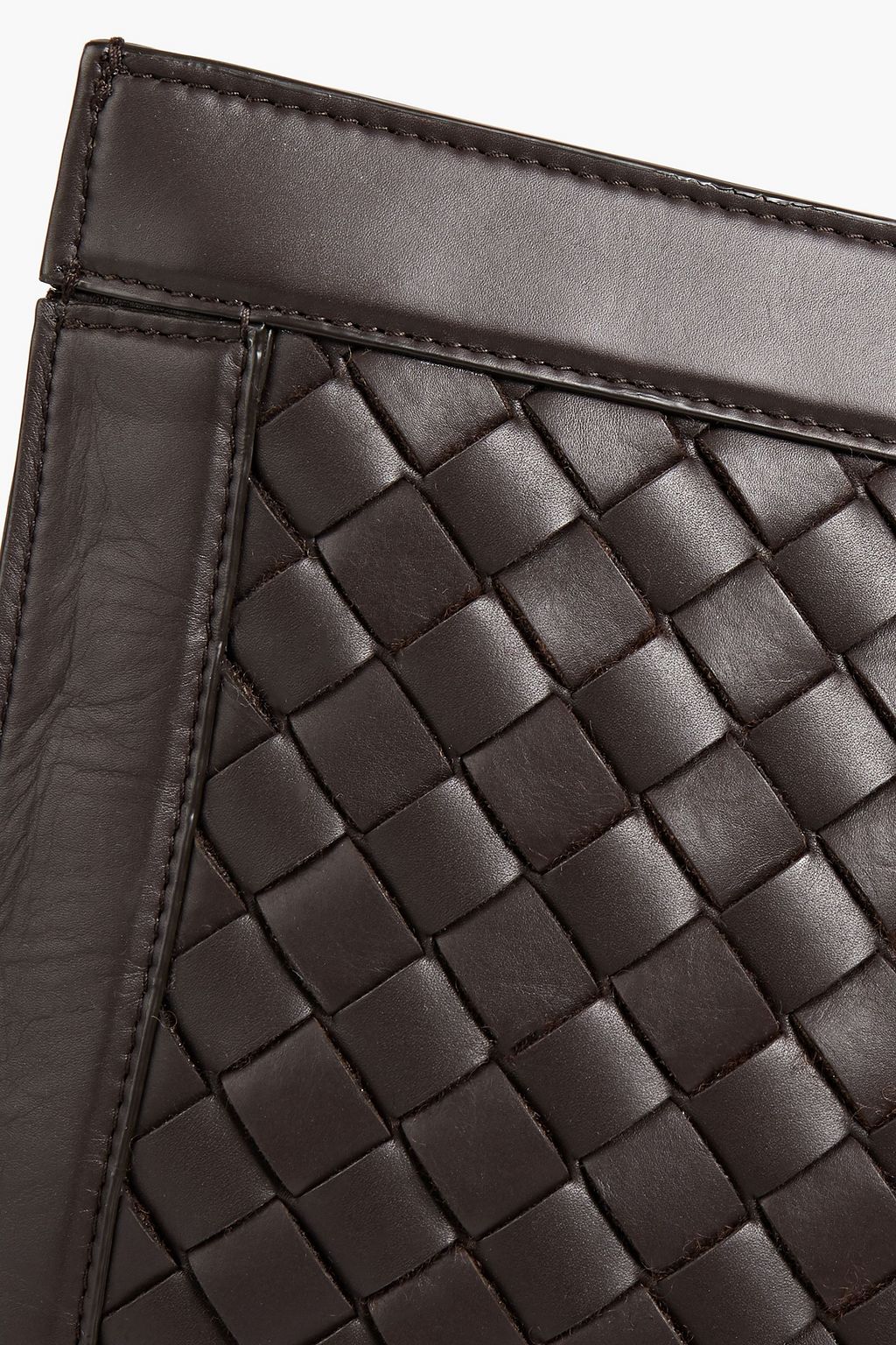 BOTTEGA VENETA Intrecciato leather pouch