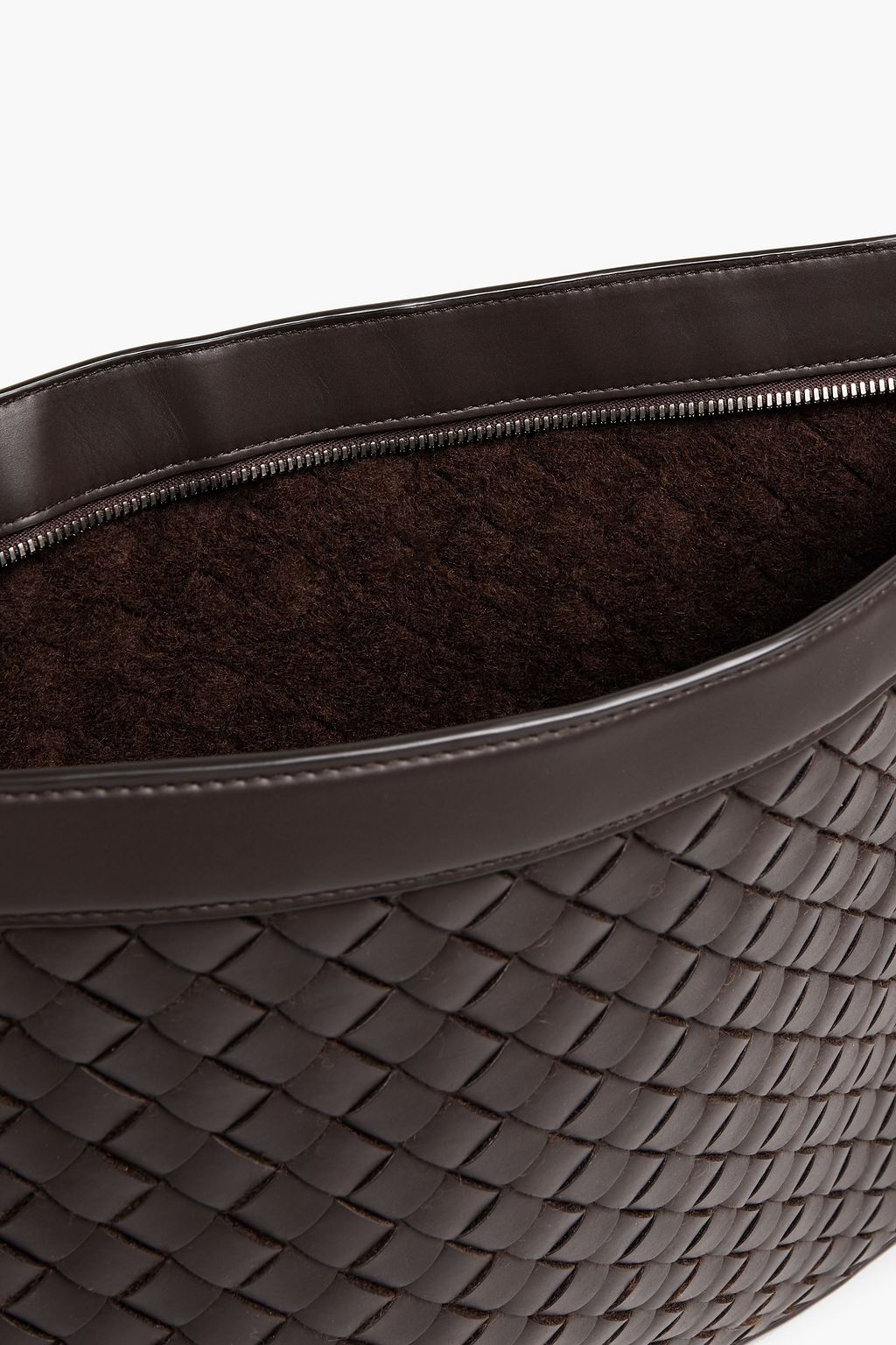 BOTTEGA VENETA Intrecciato leather pouch