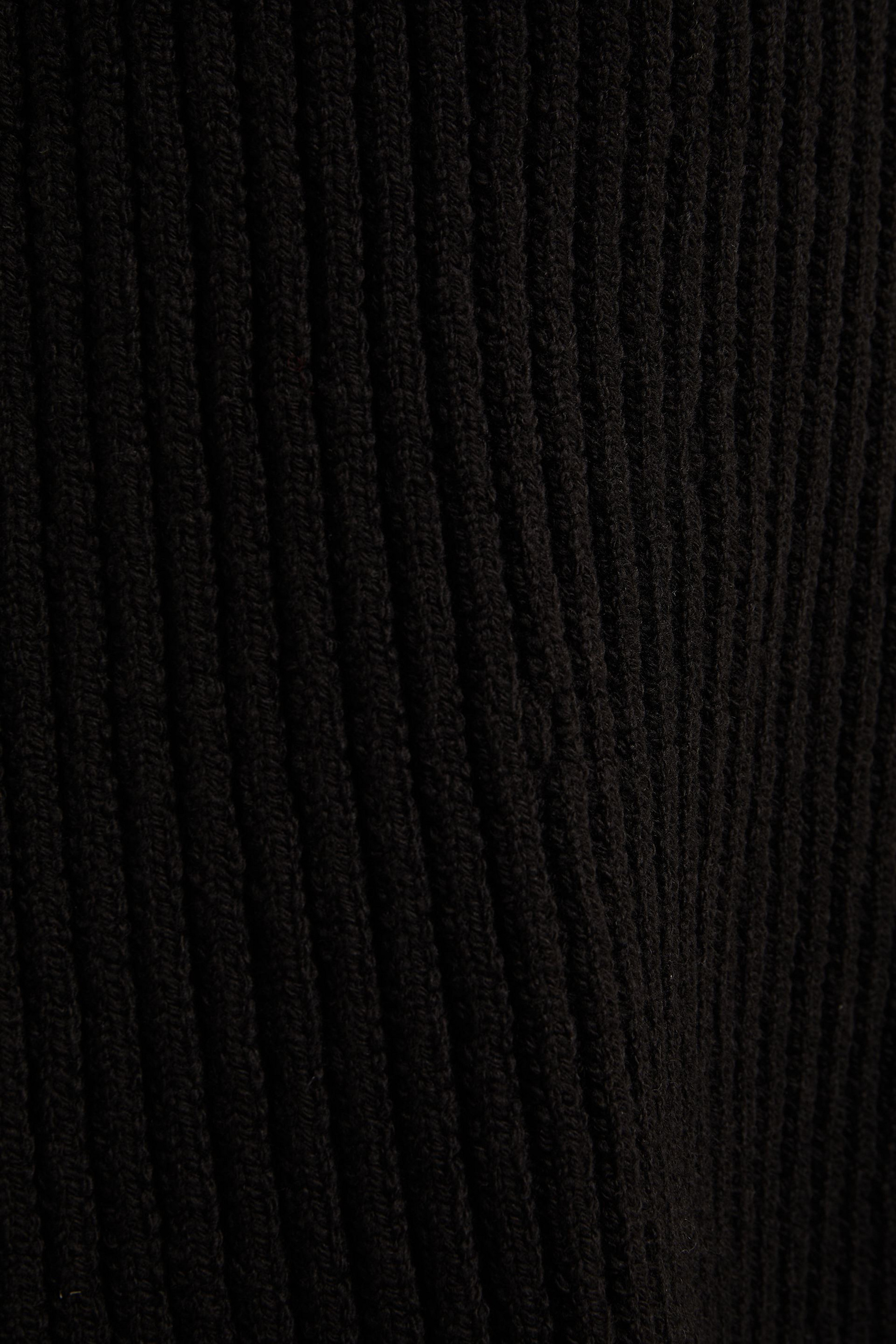 Bottega Veneta Ribbed wool-blend midi skirt thumbnail
