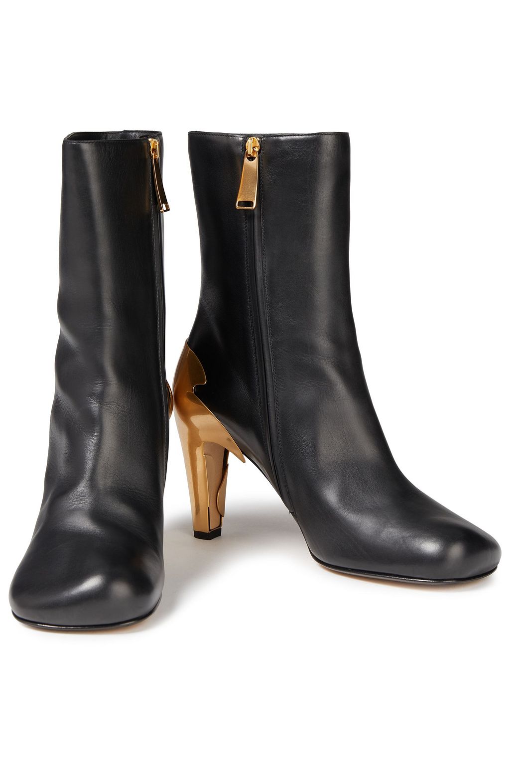 BOTTEGA VENETA Embellished leather ankle boots