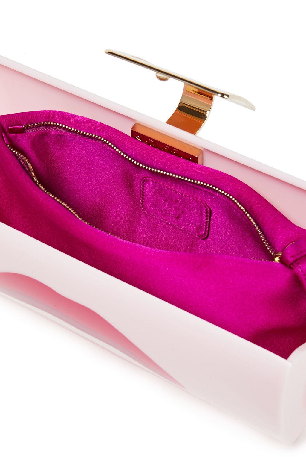 ROGER VIVIER Printed satin clutch
