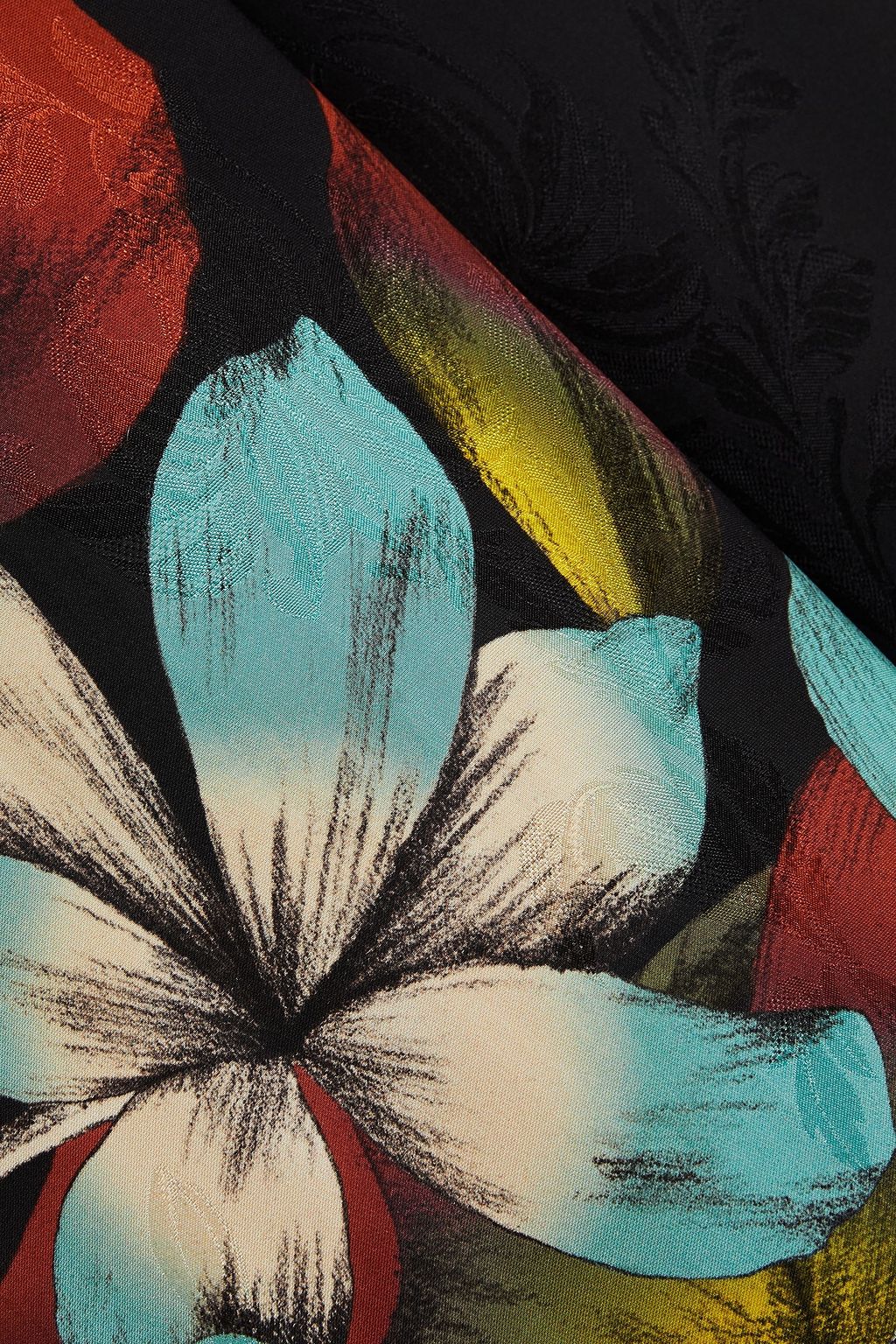 ETRO Floral-print jacquard wide-leg pants