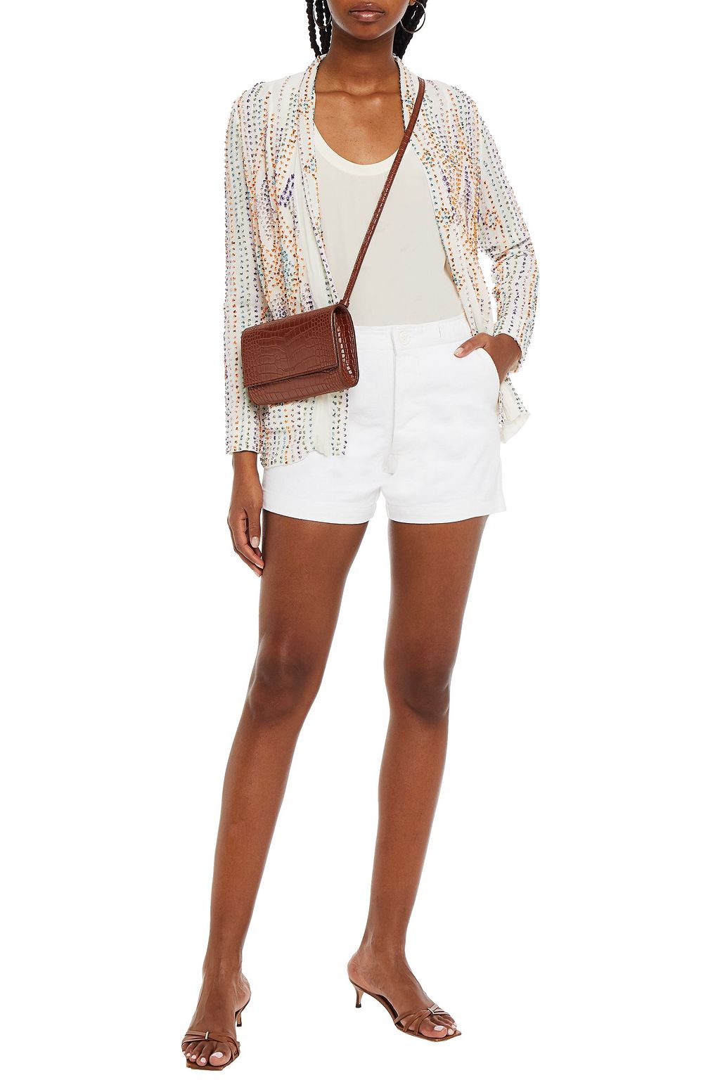 ANTIK BATIK Ronan cotton-gabardine shorts