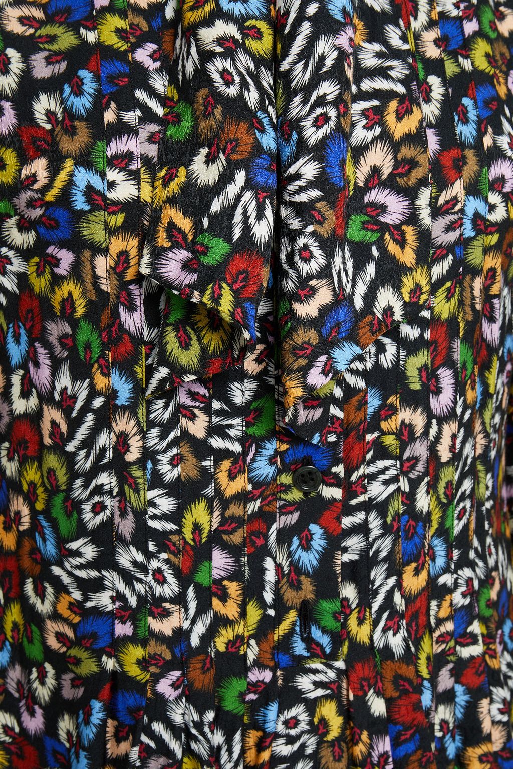 MISSONI Pussy-bow printed woven mini dress