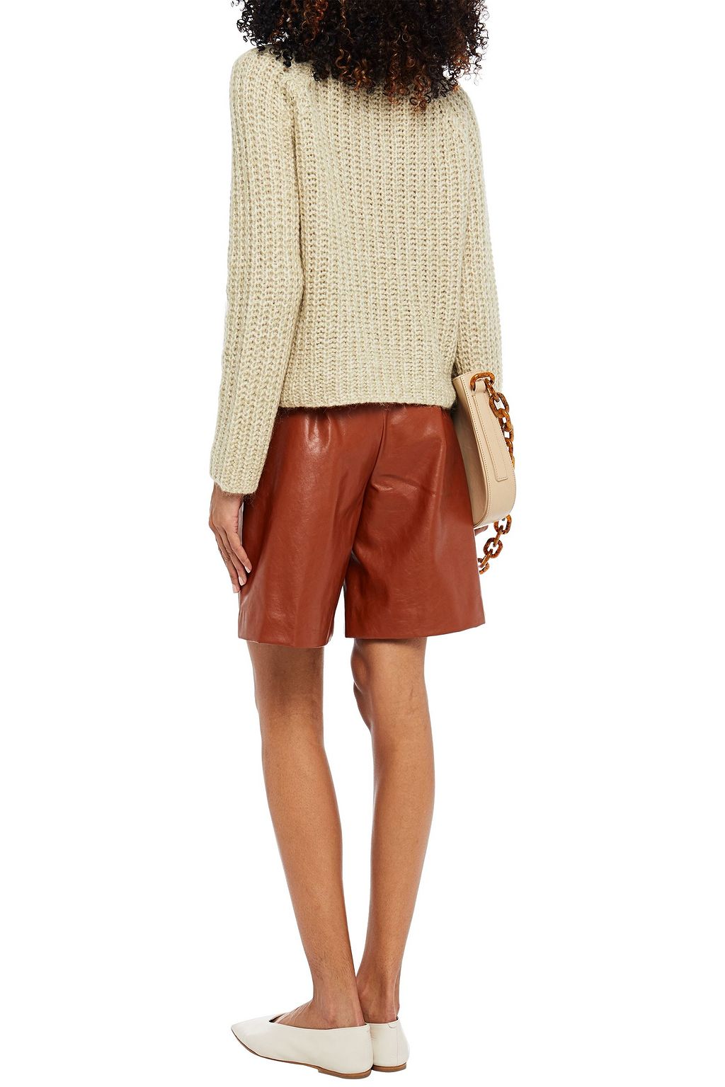VINCE. Ribbed-knit turtleneck sweater