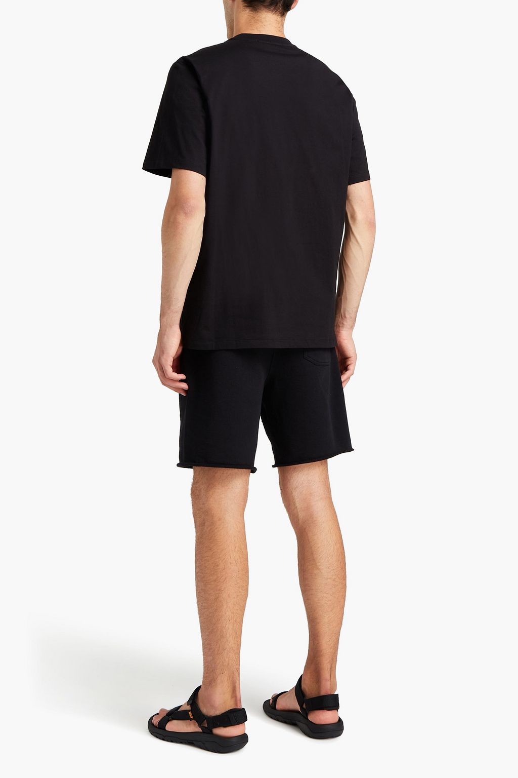 MSGM Printed cotton-jersey T-shirt