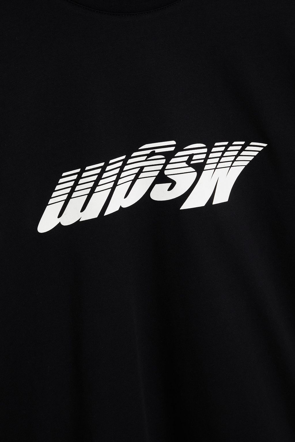 MSGM Printed cotton-jersey T-shirt