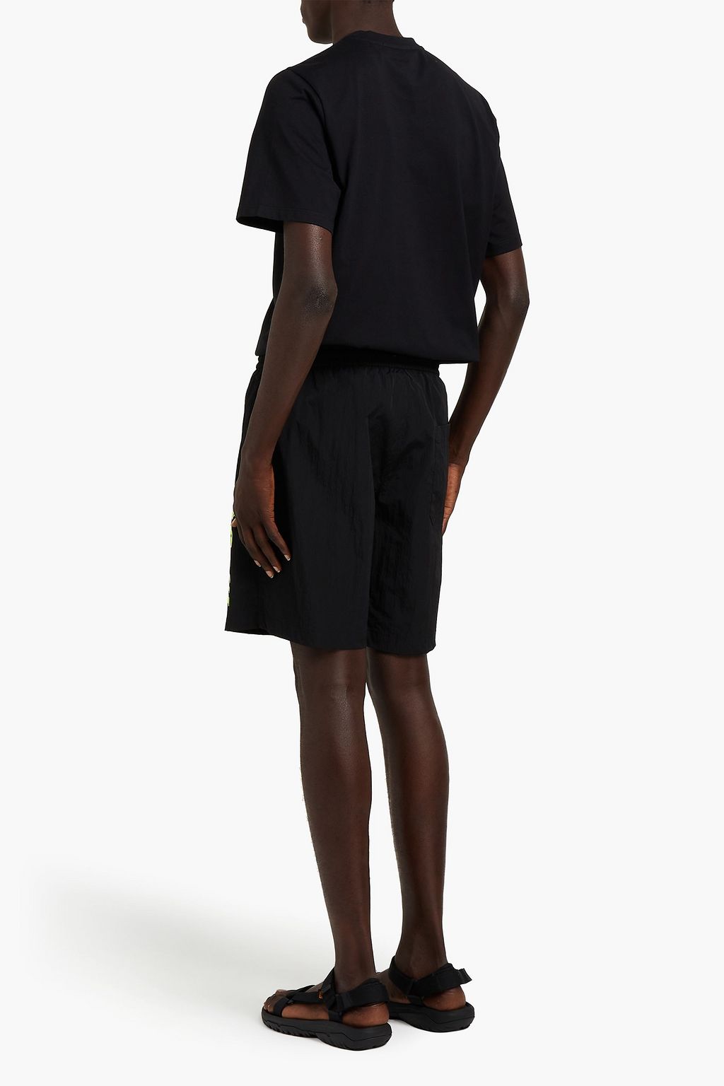 MSGM Printed cotton-jersey T-shirt