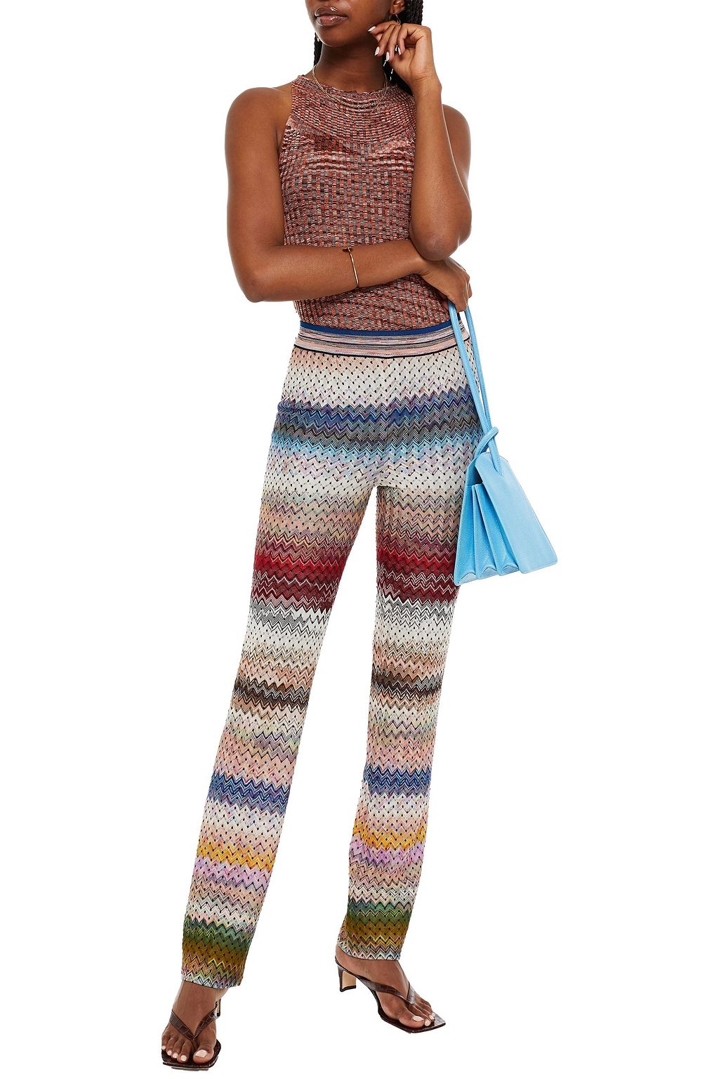 MISSONI Ribbed-knit top