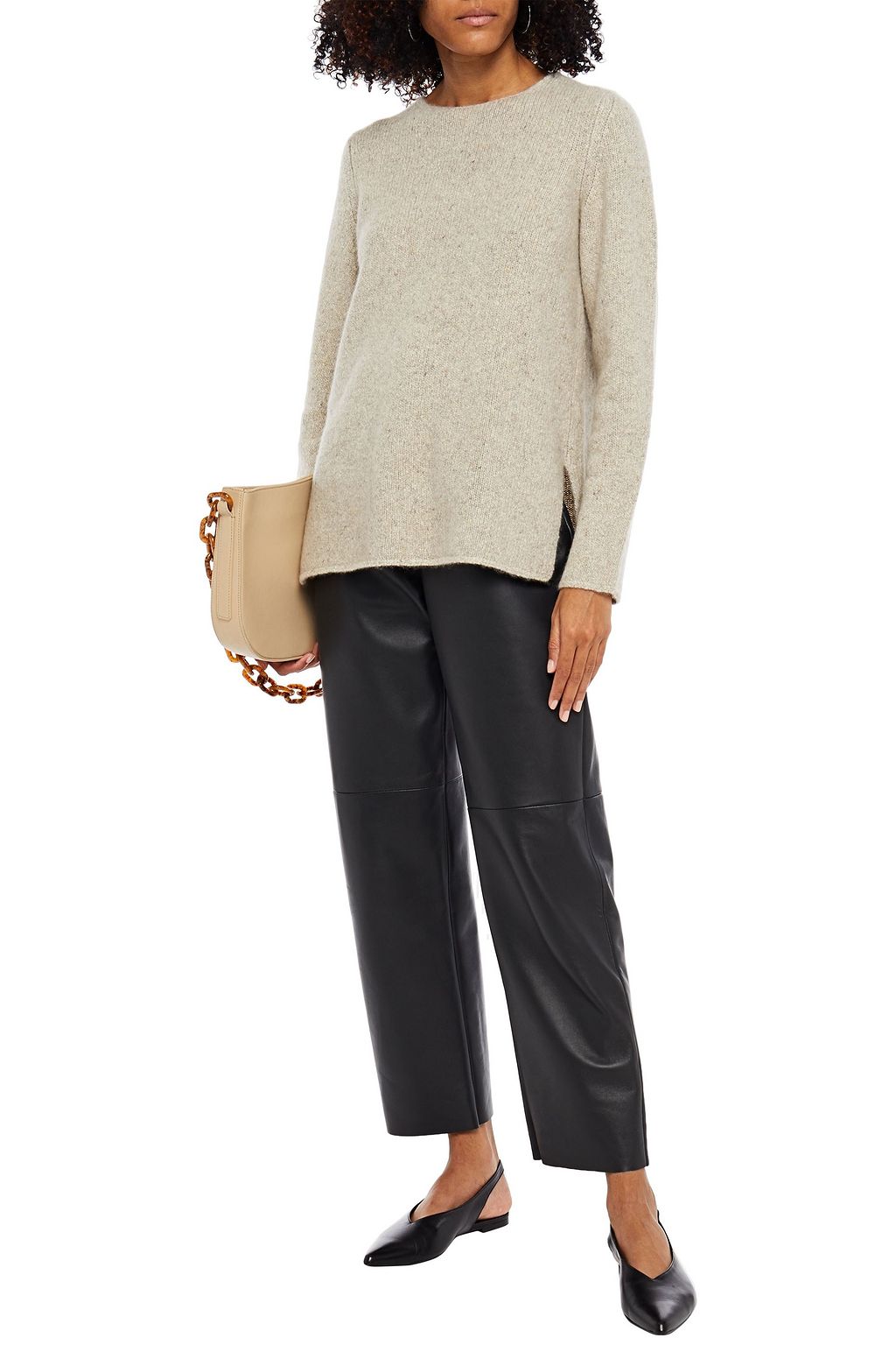 VINCE. Mélange cashmere sweater