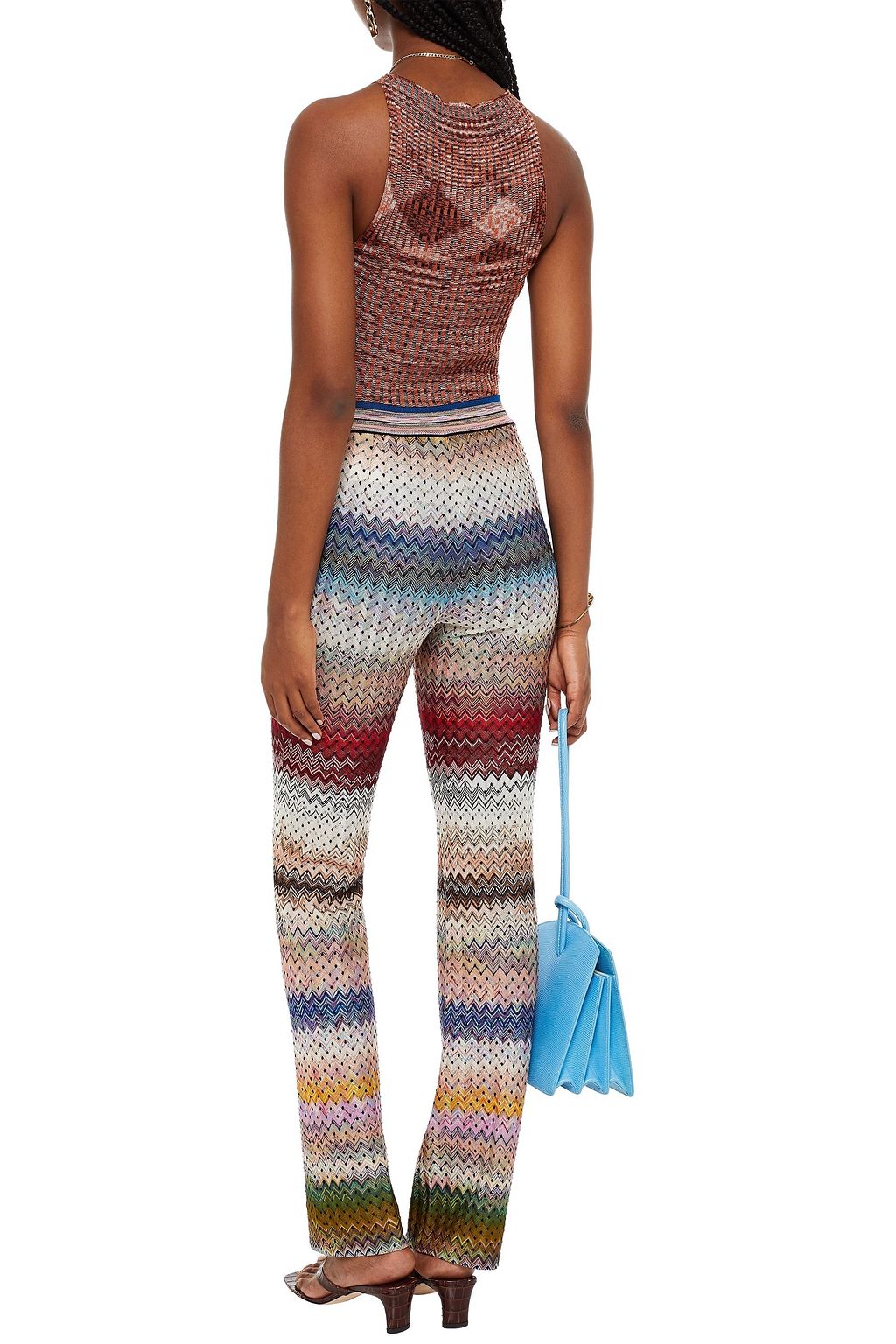 MISSONI Crochet-knit straight-leg pants