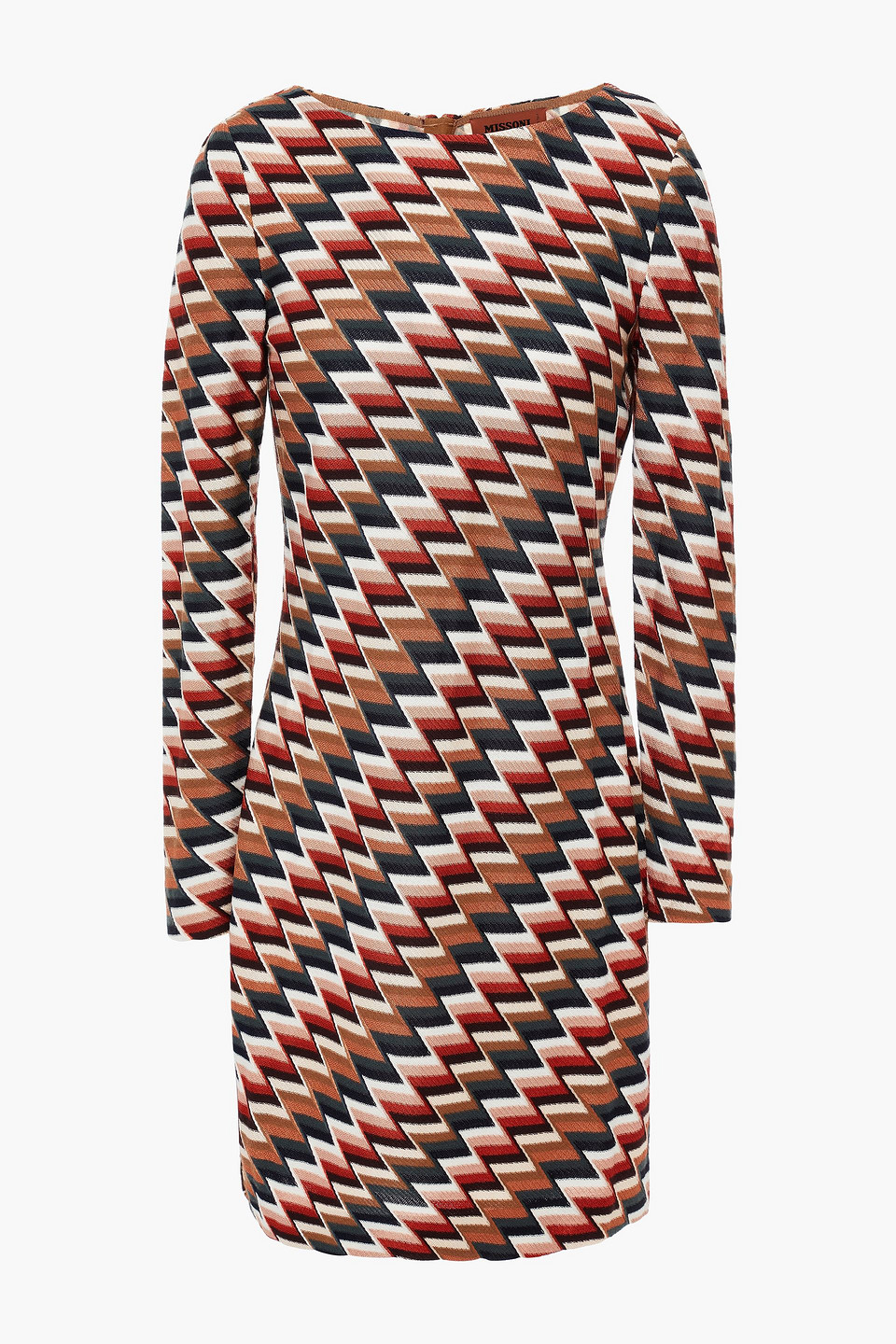 Missoni Woman Crochet-knit Mini Dress Tan Size 40