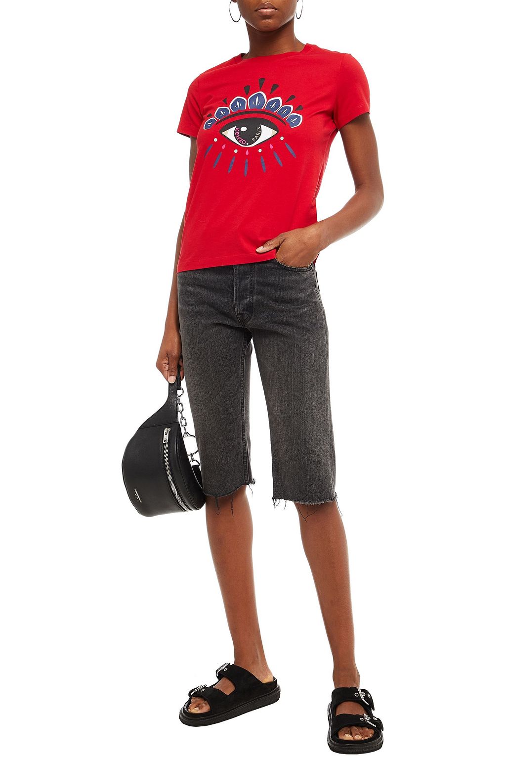 KENZO Printed cotton-jersey T-shirt