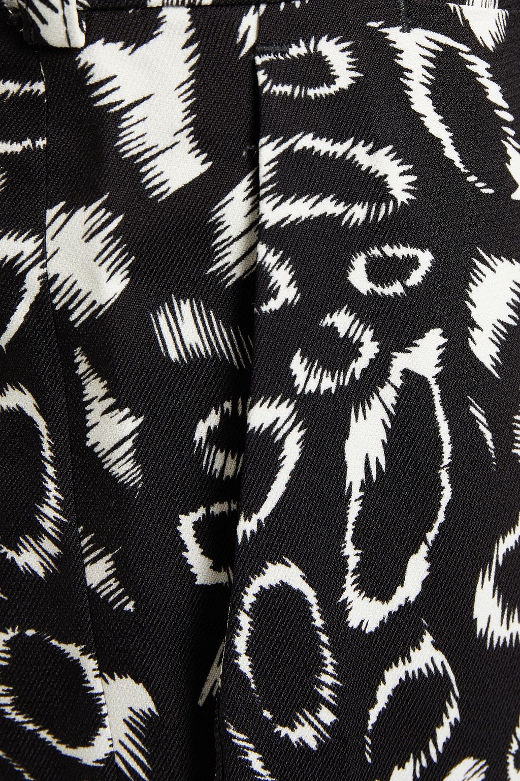 ETRO Leopard-print twill straight-leg pants