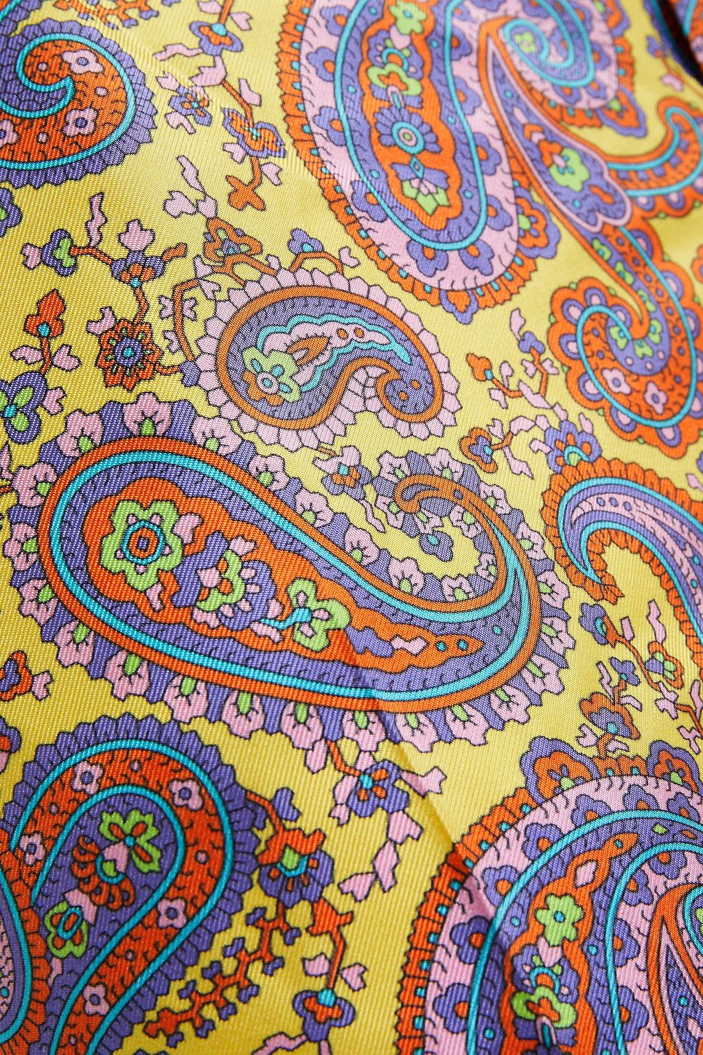 ETRO Paisley-print silk-twill wide-leg pants