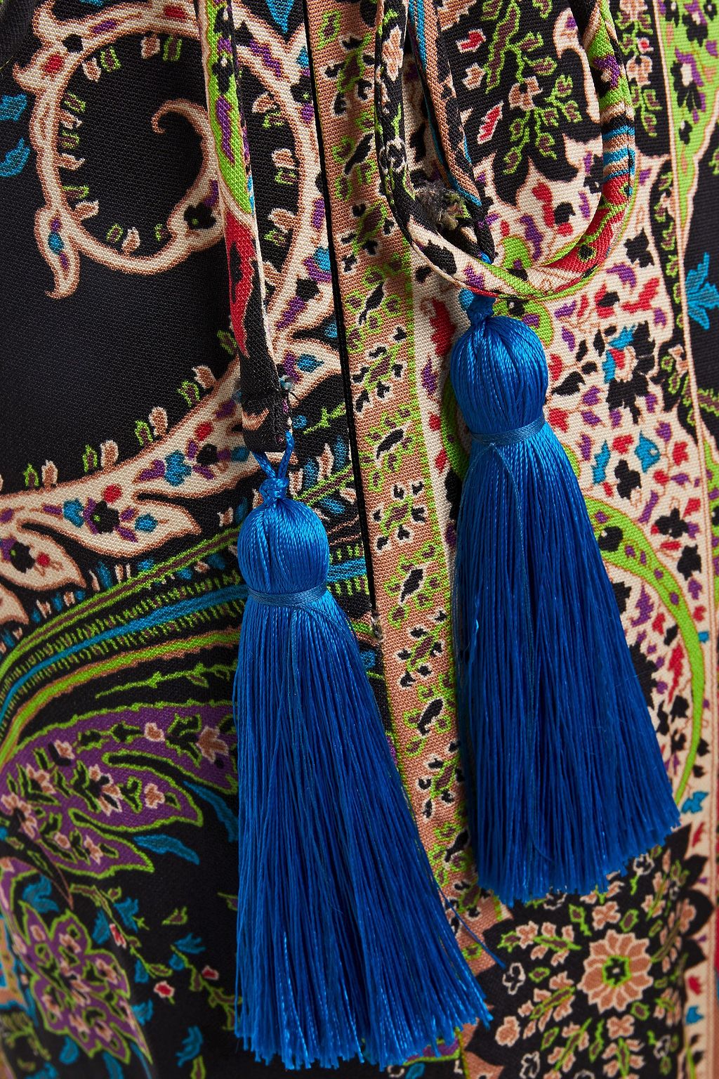ETRO Printed crepe maxi skirt