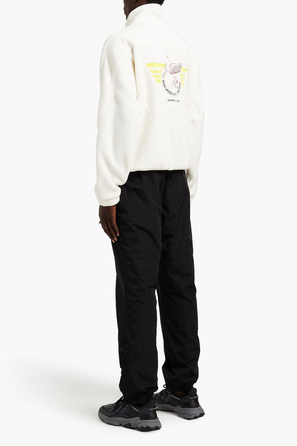 MSGM Embroidered fleece sweatshirt