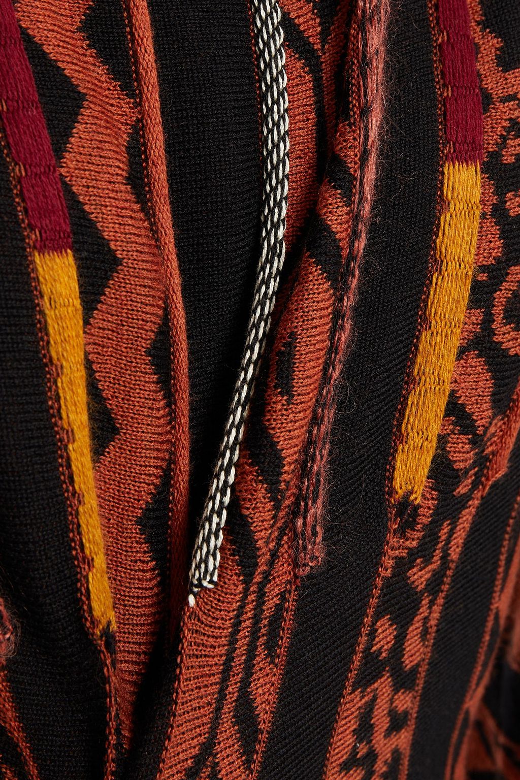 ETRO Pleated jacquard-knit midi dress
