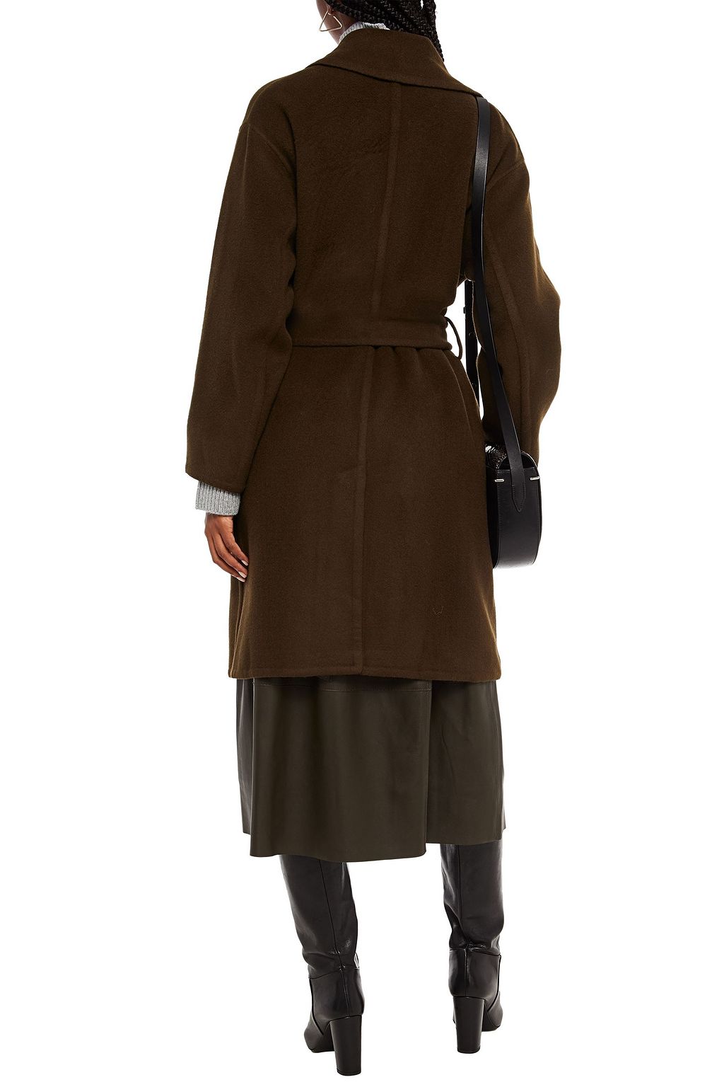 VINCE. Wool-blend felt coat