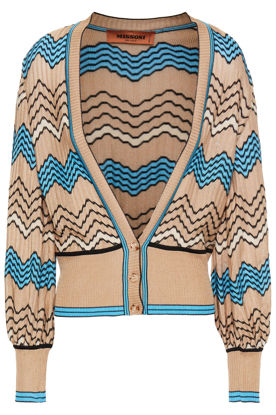 Missoni Woman Knitted Cardigan Sand Size 40