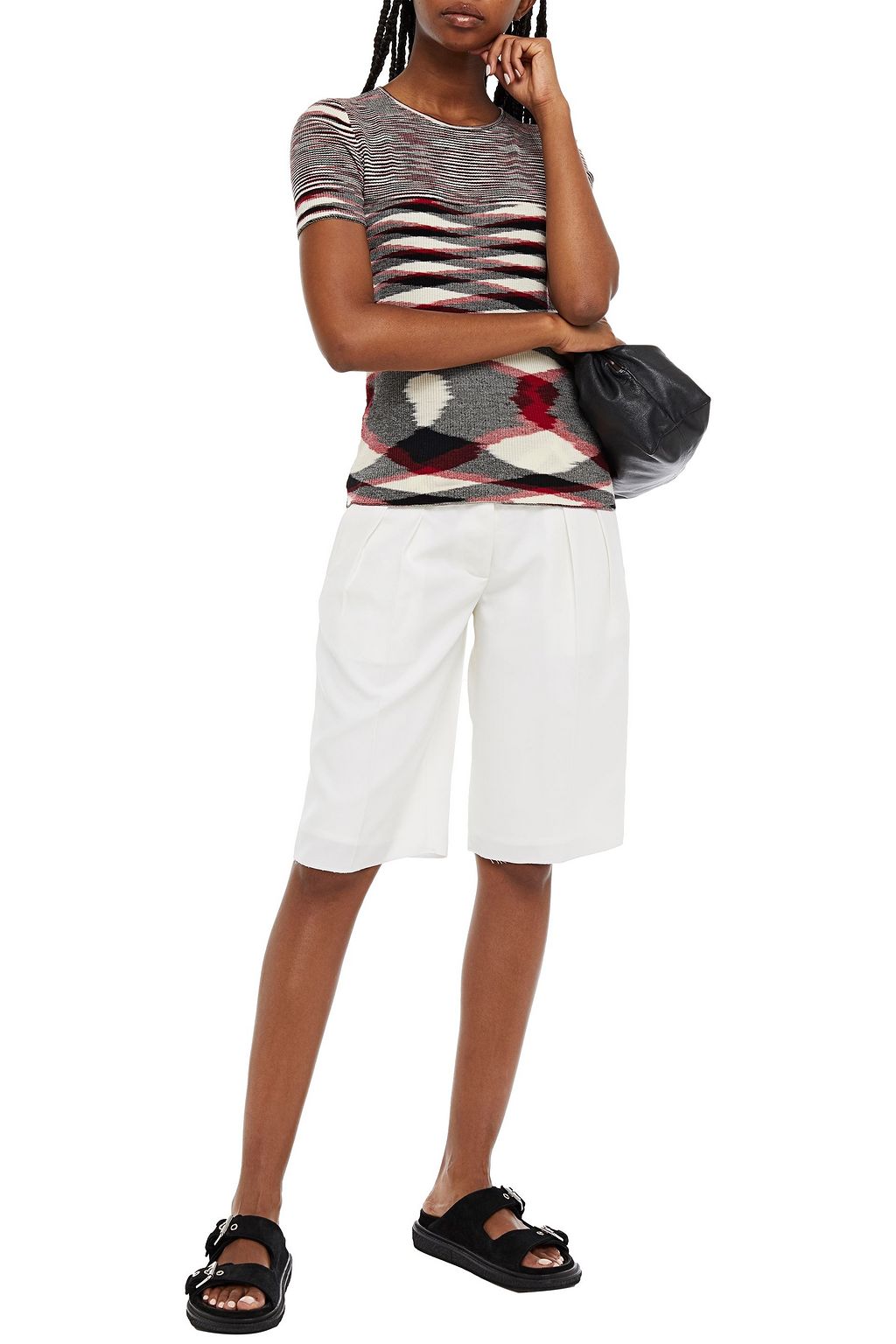 MISSONI Crochet-knit wool top