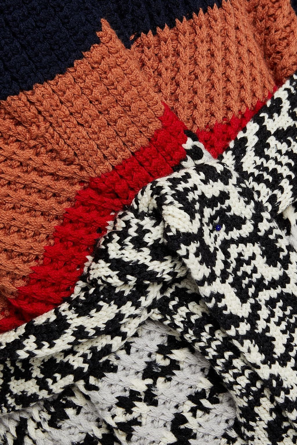 MISSONI Crochet-knit wool coat