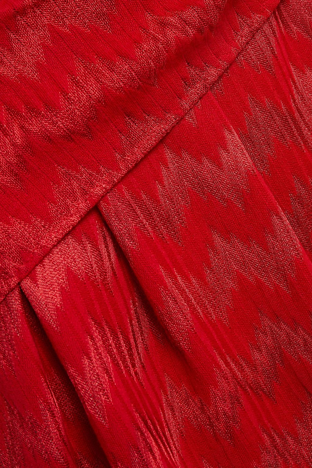 MISSONI Knotted crochet-knit wool-blend skirt