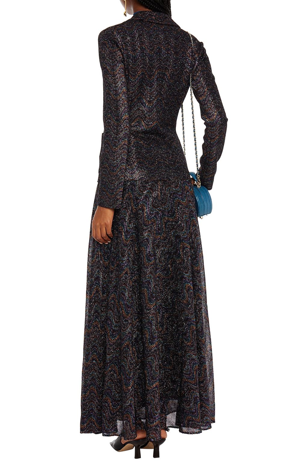 MISSONI Metallic knitted blazer