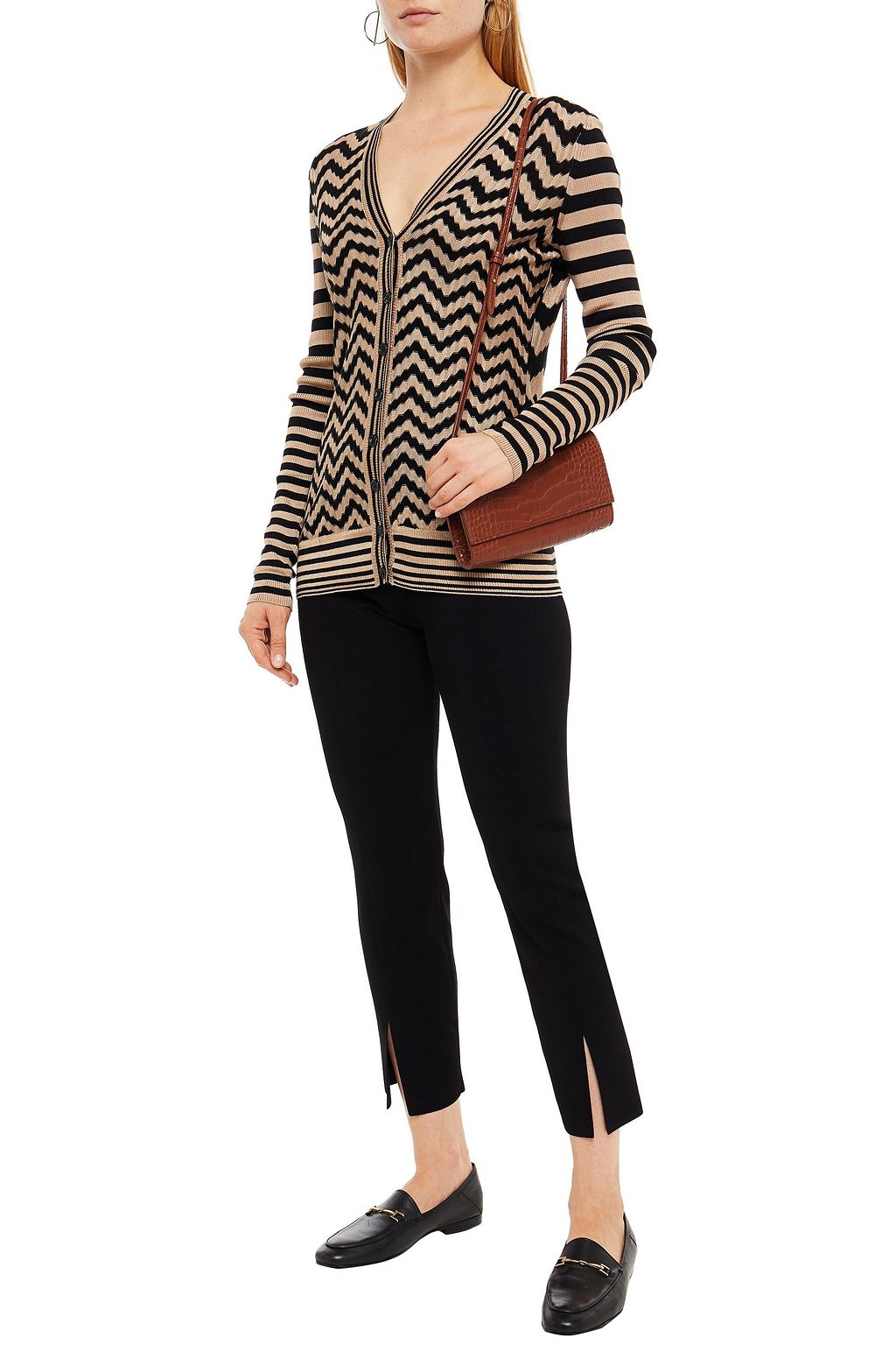 MISSONI Striped knitted cardigan