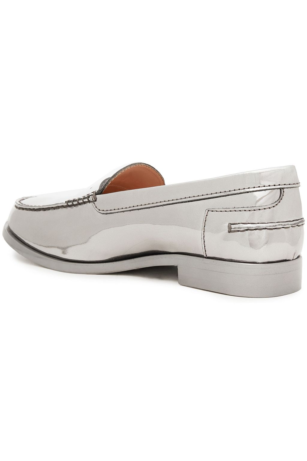 TOD'S + Alber Elbaz mirrored-leather loafers