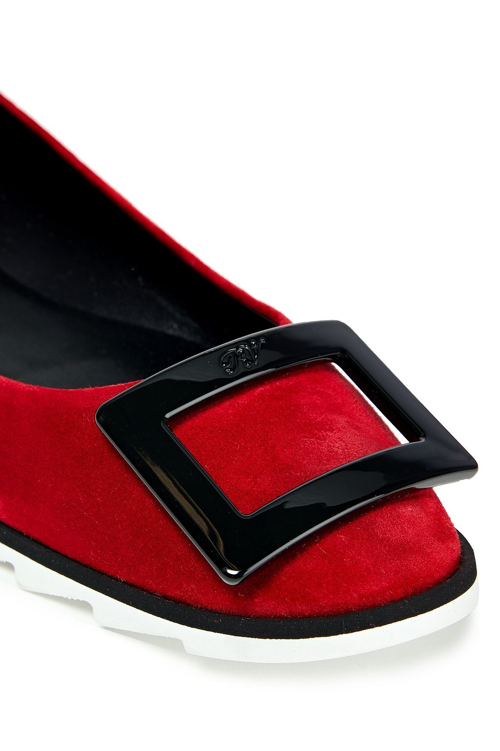 ROGER VIVIER Gommette suede ballet flats
