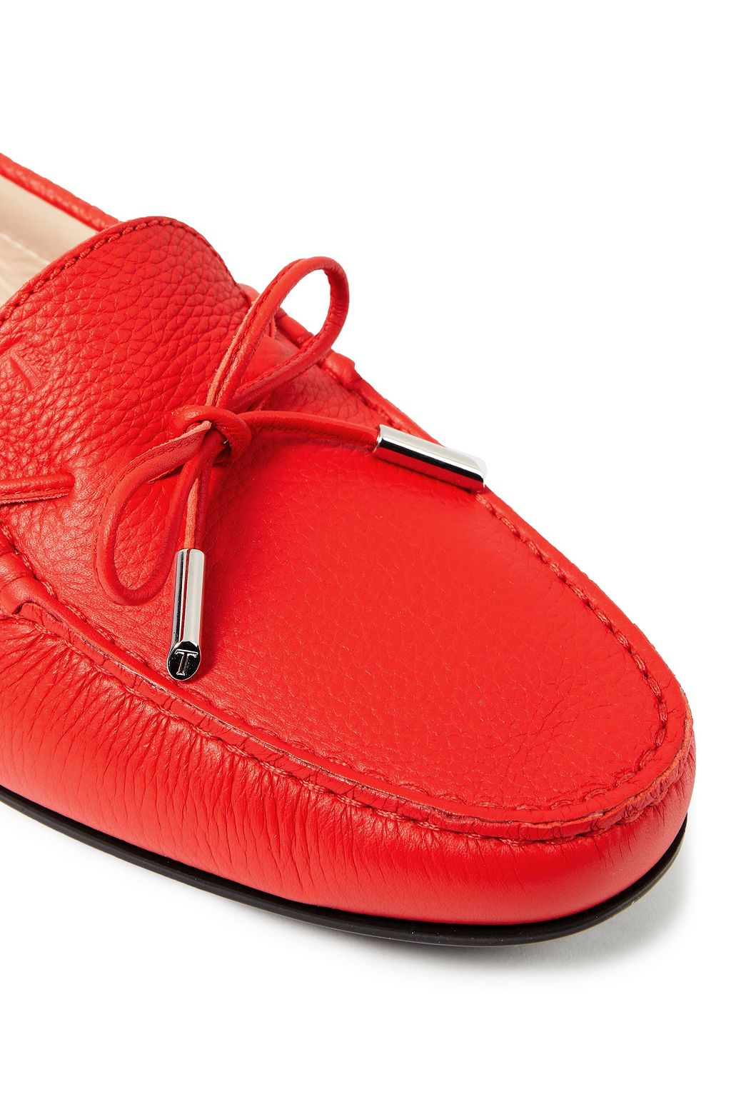 TOD'S City Gommino pebbled-leather loafers