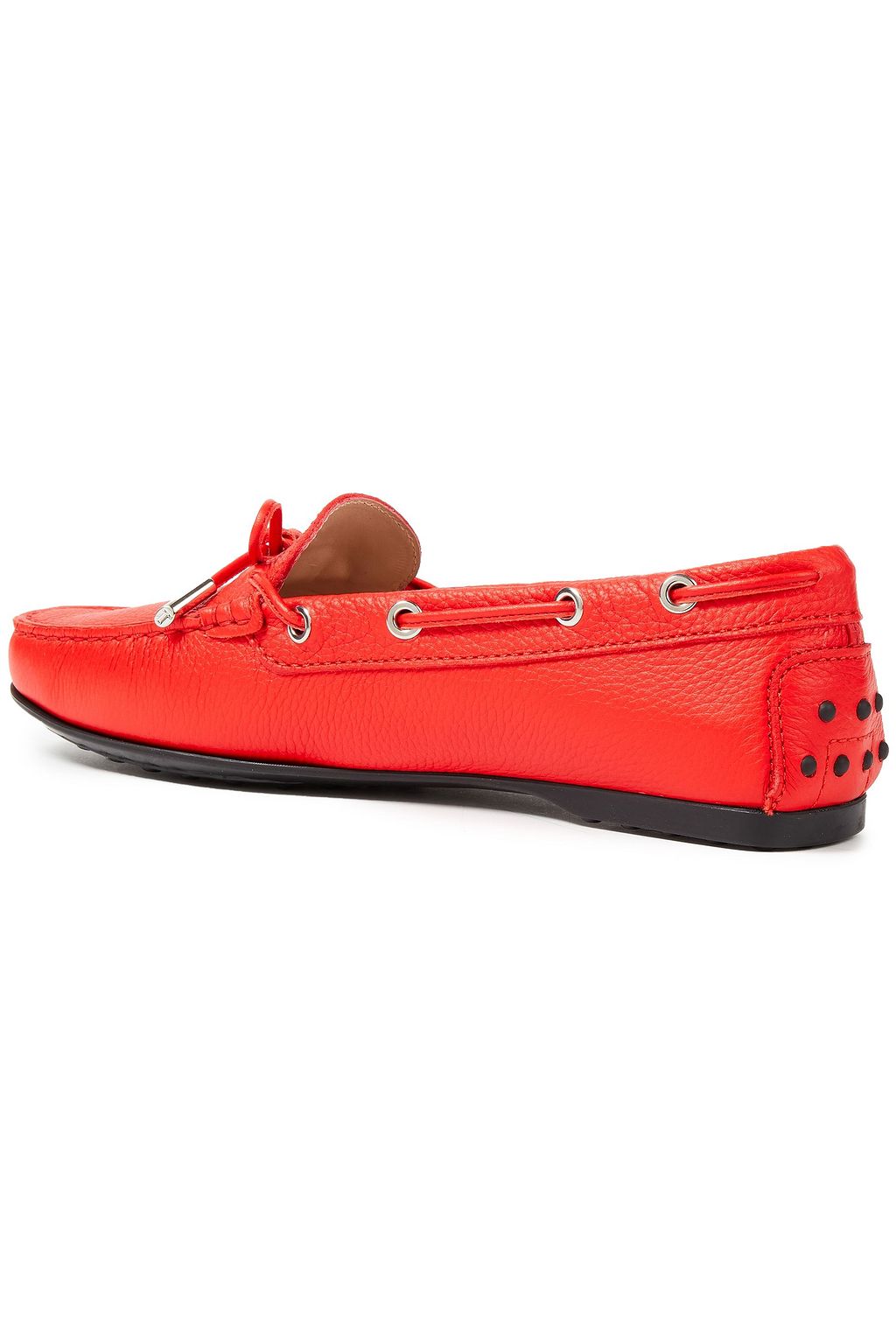 TOD'S City Gommino pebbled-leather loafers