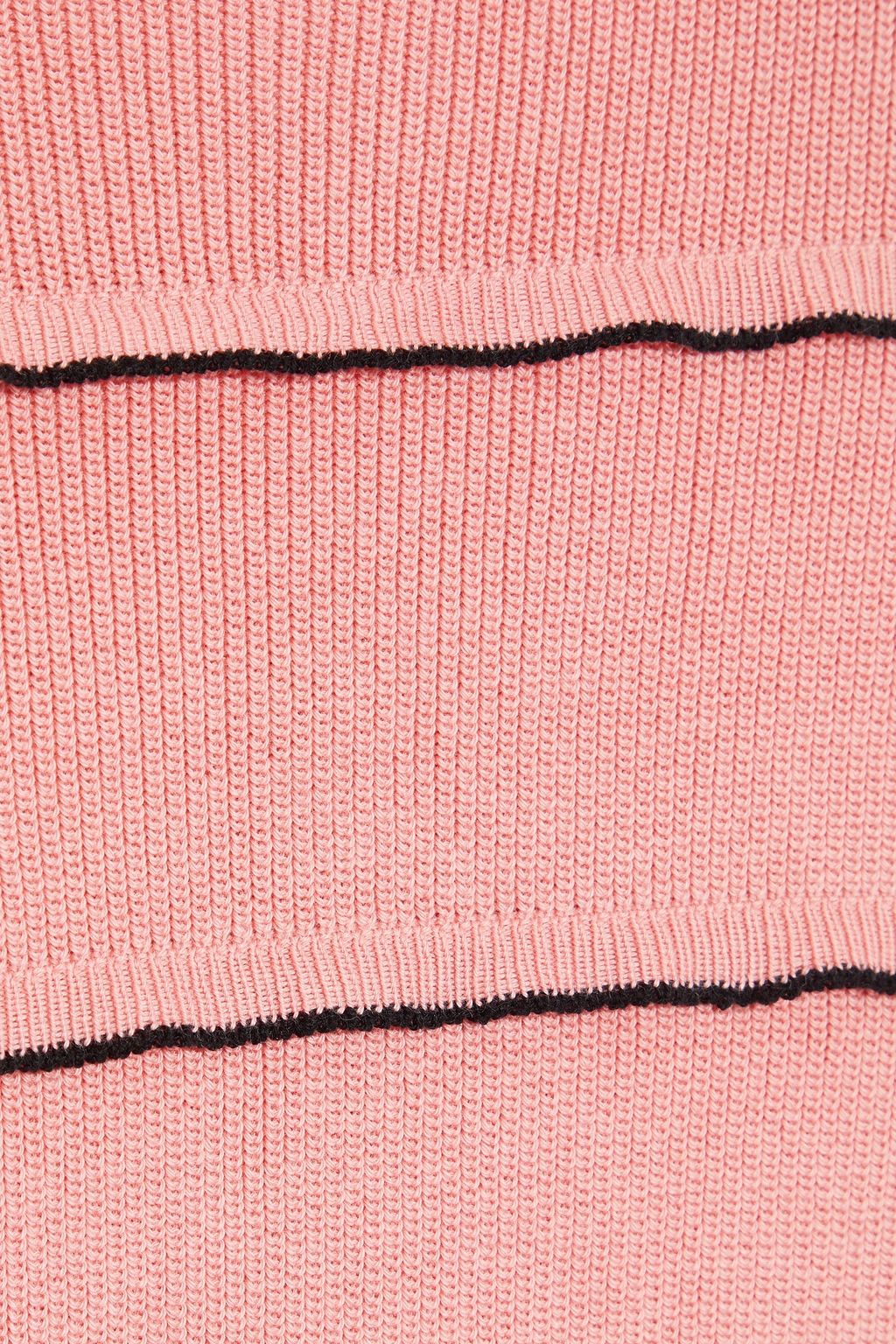 REDVALENTINO Ruffle-trimmed cotton sweater