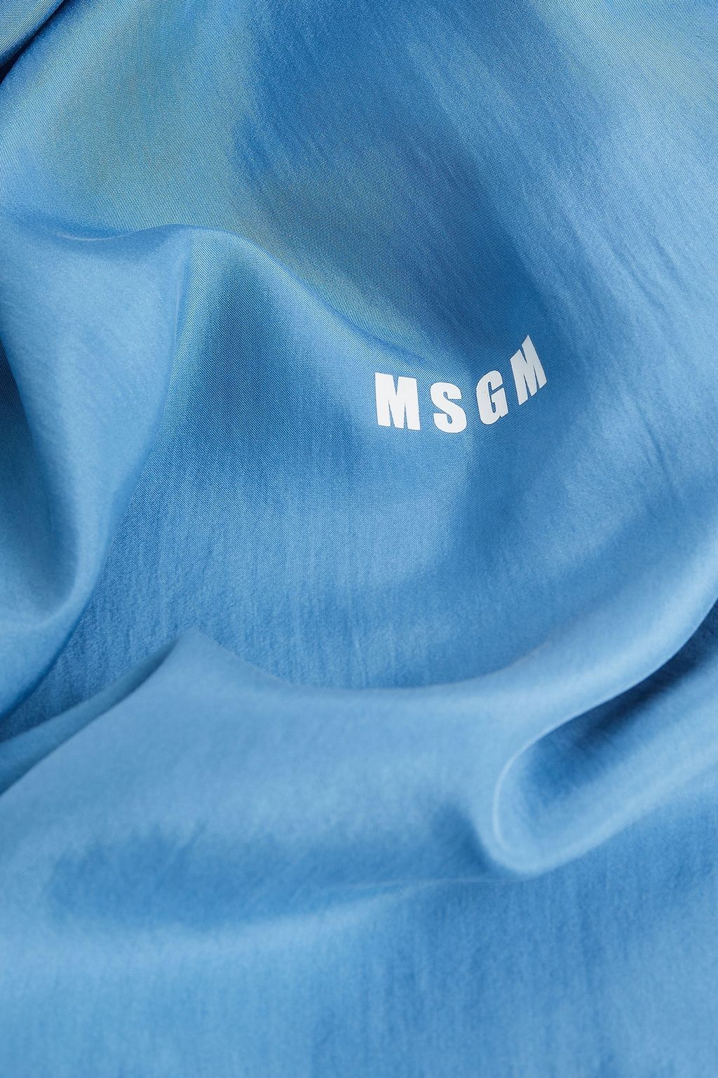 MSGM Printed silk shirt