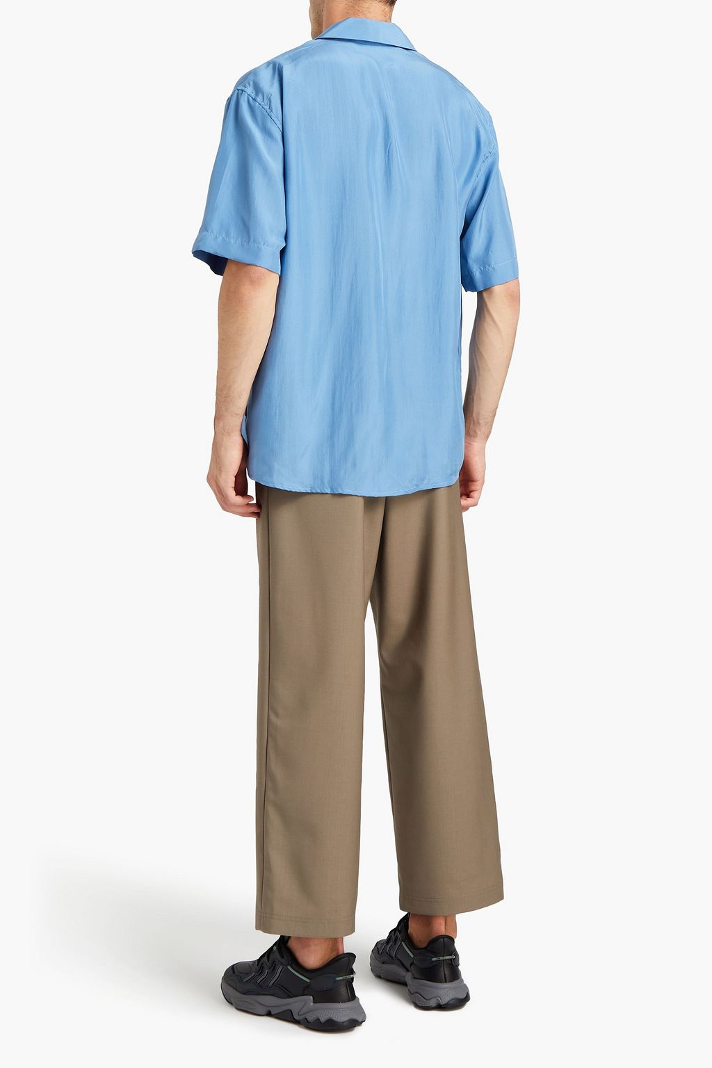 MSGM Printed silk shirt