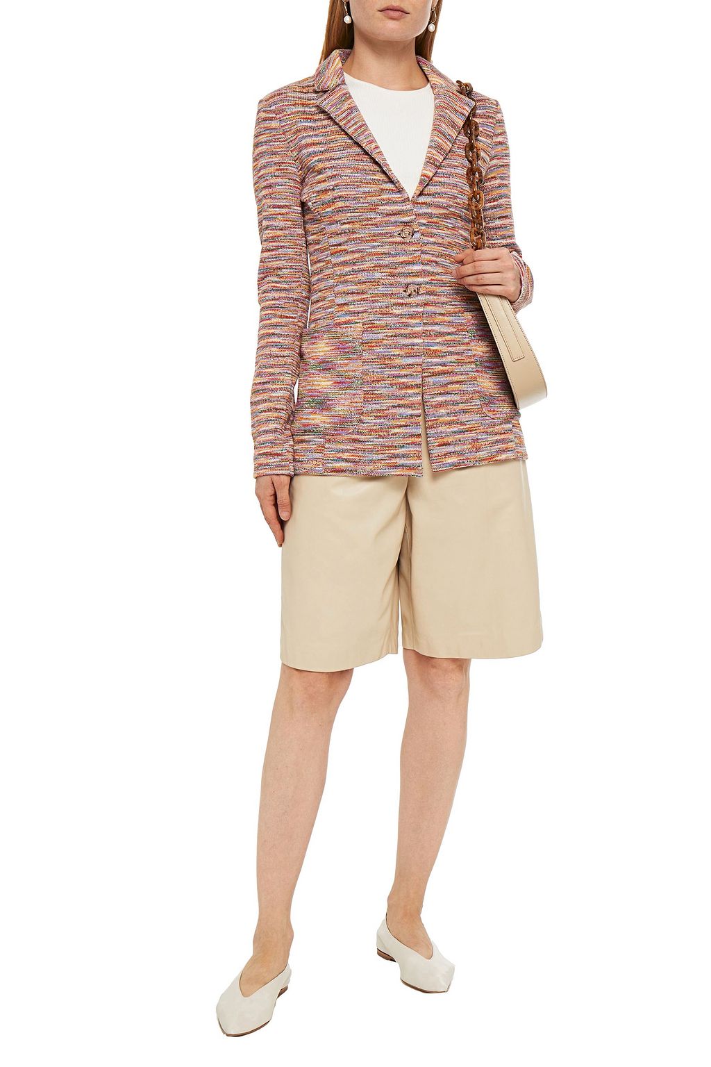 MISSONI Crochet-knit blazer