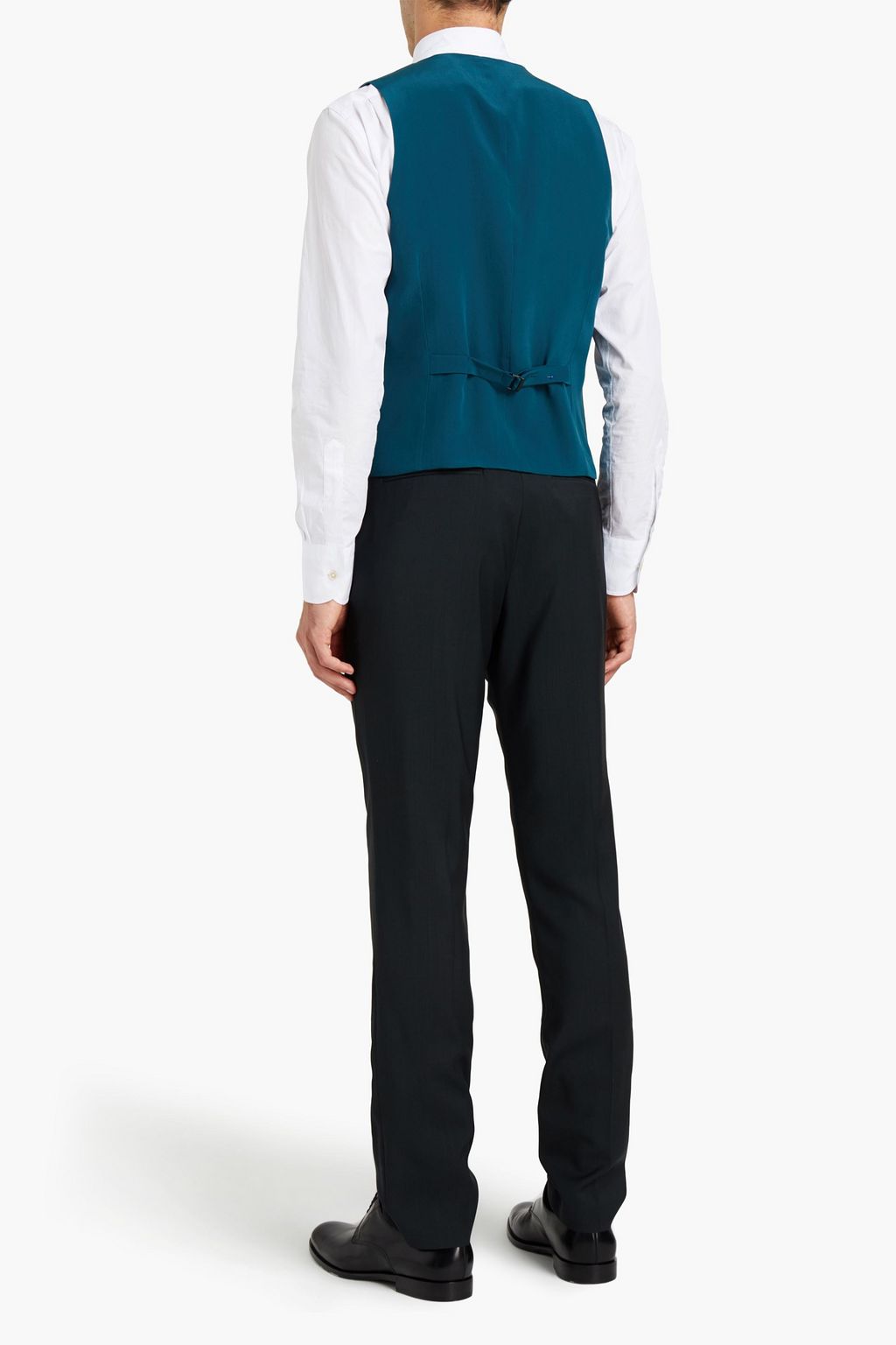 ETRO Jacquard and crepe de chine waistcoat