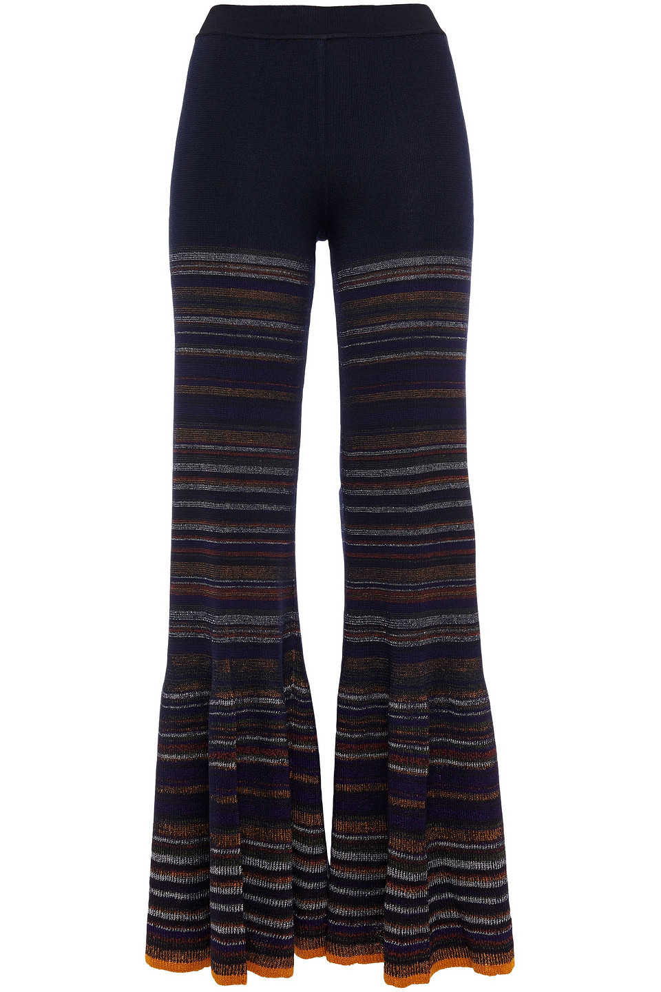 Missoni Woman Crochet-knit Flared Pants Black Size 40